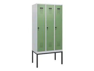 schoollocker,HxBxD 1950x900x500mm,3vak,vak B 300mm,draaigrendel - 2