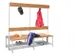 banc double,HxLxP 1600x2000x770mm,piètement RAL7035
