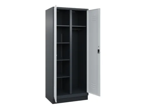 wasgoedverdeelkast,HxBxD 1950x800x500mm,vak B 400mm,draaigrendel