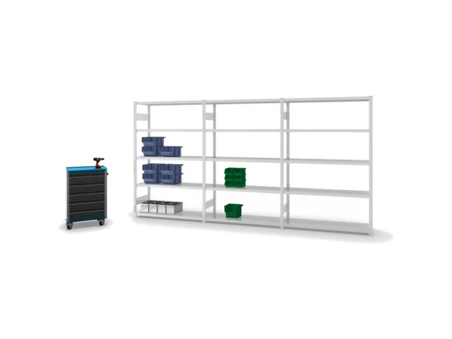 rayonnage modulaire,rayonnage départ,HxlxP 2000x1360x435mm