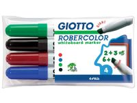 Robercolor Whiteboard Marker Large 6.4mm Schuin Assorti 4 stuks
