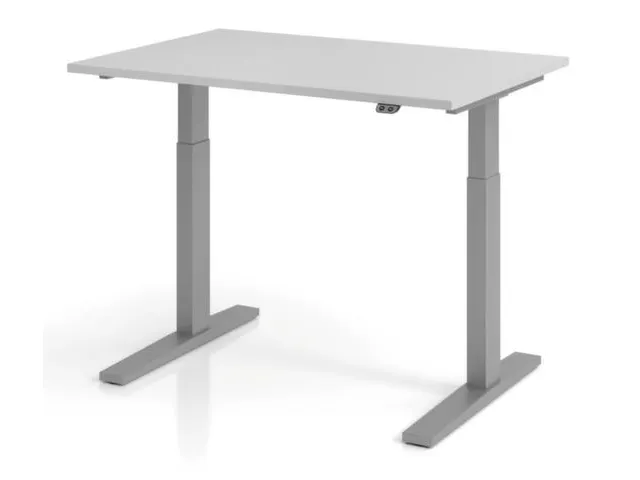 Elektrisch in hgte vst. zit-sta-bureau,HxBxD 700-1200x1200x800mm
