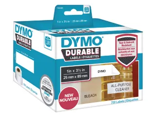Etiket Dymo LabelWriter industrieel 25x89mm 2 rollen á 350 stuks wit - 1