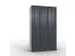 armoire multicases,corps RAL7021,face avant RAL7021