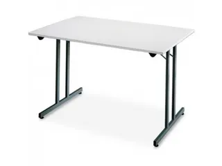 Klaptafel Vrijstaand 140x80 Cm Onderstel Aluminium Blad Beuken - 2