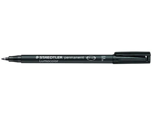 Viltstift Staedtler OHP Lumocolor 318 Fijn 0.6mm Zwart