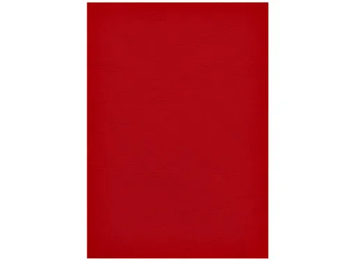 Voorblad Fellowes A4 lederlook rood 100stuks
