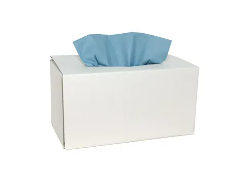Euro 353732 Poetsdoek X-wipe blauw in dispenserdoos