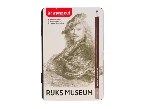 Potlood Bruynzeel Rijksmuseum Rembrandt van Rijn blik à 12 hardheden