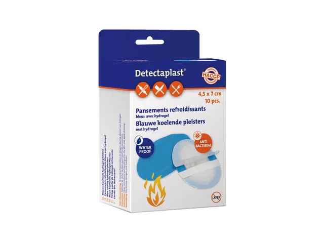 Pansement hydrogel Detectaplast 9301 bleu 43x68mm 10pcs