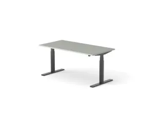 Elektrisch ihv bureau HxBxD 640-1300x1600x800mm blad grijs - 1