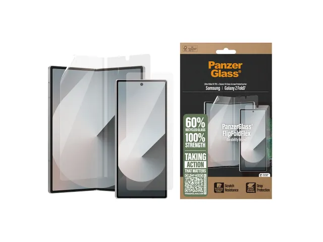 PanzerGlass Screen Protector Samsung Galaxy Z Fold7 | Glass & Film,