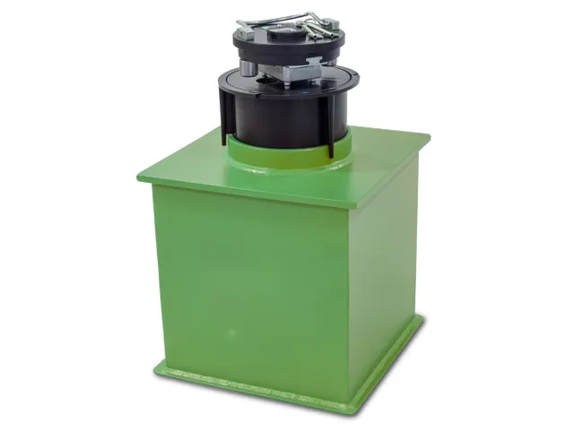 Vloerkluis Terra 2 K (rond) dubbelbaard sleutelslot 450x315x315mm