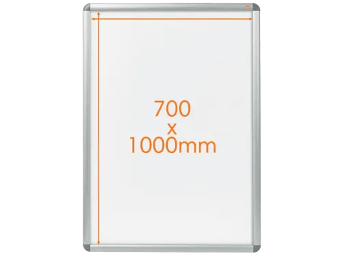 Clicklijst Nobo Essence Aluminium B1 700x1000mm