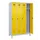 locker voor scheiding van kleding,HxBxD 1950x1200x500mm,4vak