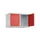 opzetkast,v. locker,2vak.,vak B 400mm,HxBxD 500x800x500mm,cilinderslot
