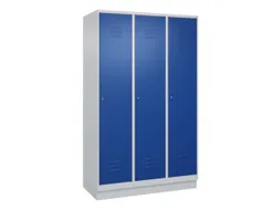 locker,HxBxD 1950x1200x500mm,3vak,vak B 400mm,cil.-slot,sokkel