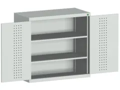 kast met perforaties HxBxD 1000x1050x525mm 2xStalen bodem Ral5010