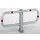 Parkeerbeugel Staal 950x450mm Met Pluggen Te Bevestigen Cilinderslot