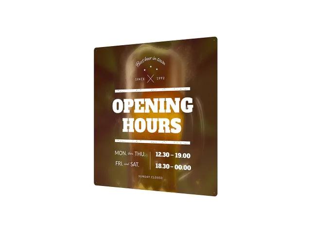 Outdoor Wandpaneel met eigen print 100x100cm BOND 3 mm