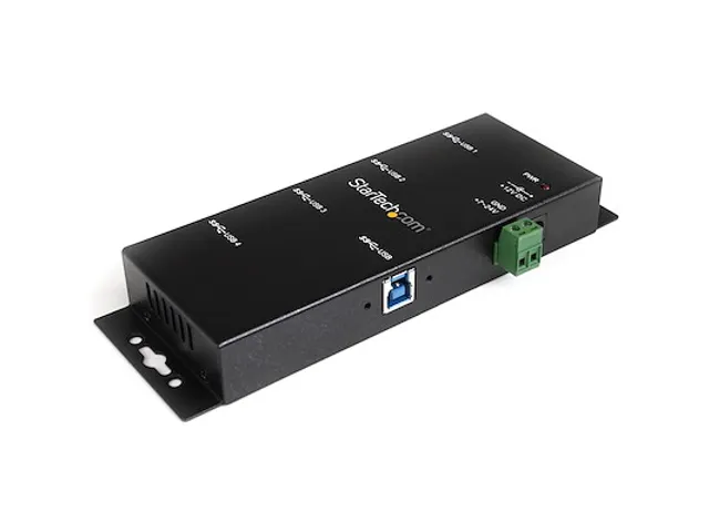 4-Port USB 3.0 Hub (5Gbps) Metalen industriële USB-A Hub
