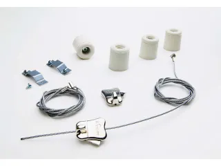 OUTLET Whitebordophangset (Wand/Plafondrail) - 1