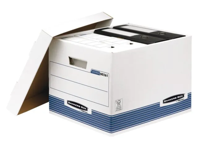 Opbergdoos Prima Standaard Geschikt voor Ordners 333x285x390mm wit