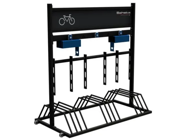 Mobiel fietsenrek,L 1300mm,6instelplaatsen,gebruik beide zijden