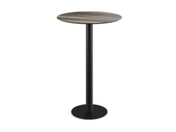 statafel,HxØ 730x700mm,rond,schotelvoet van staal