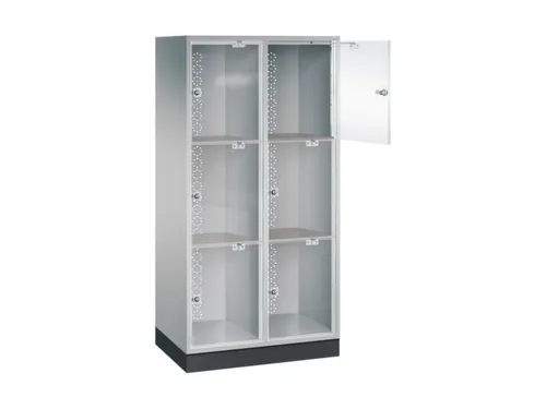 grootvolume-lockersysteem,HxBxD 1750x820x500mm,2x3vakken,cil.-slot