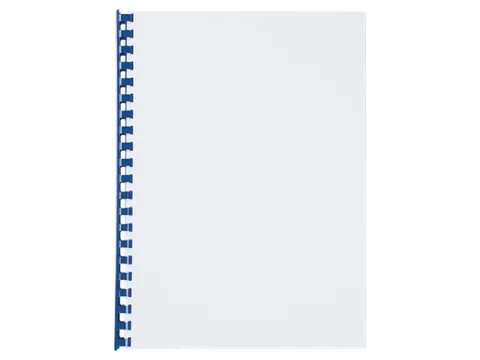 Bindrug GBC 14mm 21-rings A4 blauw 100stuks