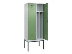 locker voor scheiding van kleding,HxBxD 2120x800x500mm,2vak