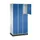 lockerkast,RAL 7035/RAL 5010,HxBxD 1950x920x500mm,3x3vakken,cil.-slot
