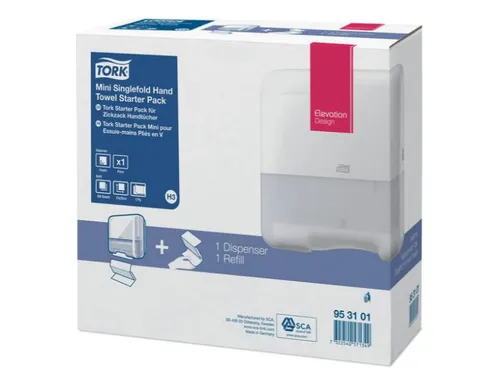 Tork Singlefold Handdoek Mini Dispenser Starterpack