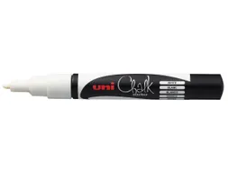 Krijtmarker wit, ronde punt van 0,9-1,3 mm