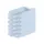 Brievenbak HAN Re-LOOP A4/C4 stapel- en nestbaar pastel blauw 100% ger