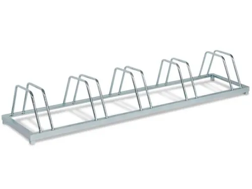 fietsenrek,L 1580mm,5instelplaatsen,gebruik beide zijden,verzinkt