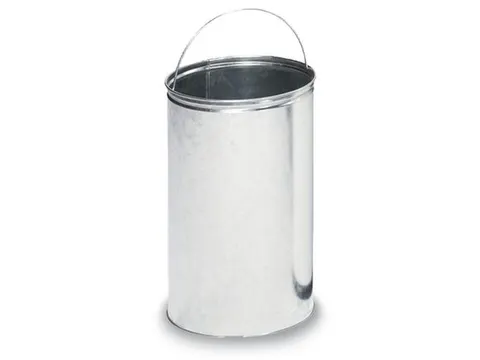 Push Afvalbak Staalplaat 33 Liter Hxd 690x375mm Wit