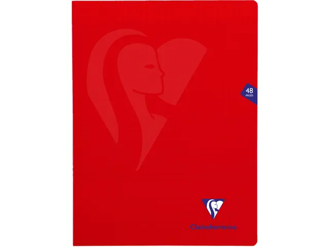 Clairefontaine schrift Mimesys A4+ 24 vel Seyès, kaft in PP assorti