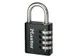 Hangslot MasterLock combi alu + sleutel 40mm zwart