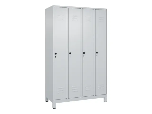 locker voor scheiding van kleding,HxBxD 1950x1200x500mm,4vak
