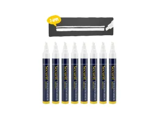 Krijtstift Securit SMA-510 Schuin 2-6mm Wit 8 Stuks - 3