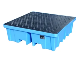 Opvangbak 4x 200l Pe 275x 1280x 1280mm Pe-Pallet - 1
