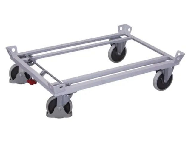 palletwiel,draagverm. 500kg,laadvl. LxB 810x610mm,laad H 280mm