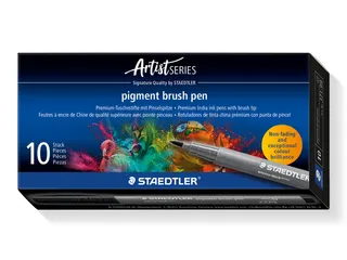Brushpen Staedtler PigmentArts Intens zwart 1.0mm - 2