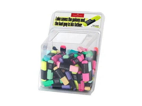 Markeerstift Faber-Castell TXTLNR mini 100st. ass. neon en pastel in d