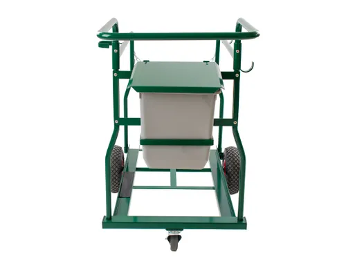 Containerkar voor 2x 120 Liter Container Groen