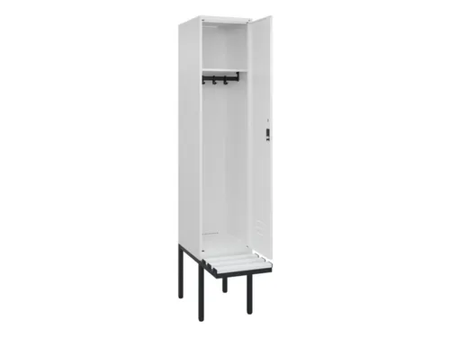 locker met bank,HxBxD 2120x400x815mm,1vak,vak B 400mm,cil.-slot