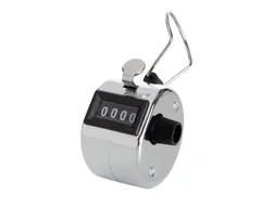 Personenteller Perel met cijfers 0 tot 9999 zilver