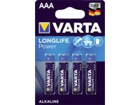 Batterij Varta Longlife Power 4x AAA Alkaline 1.5V